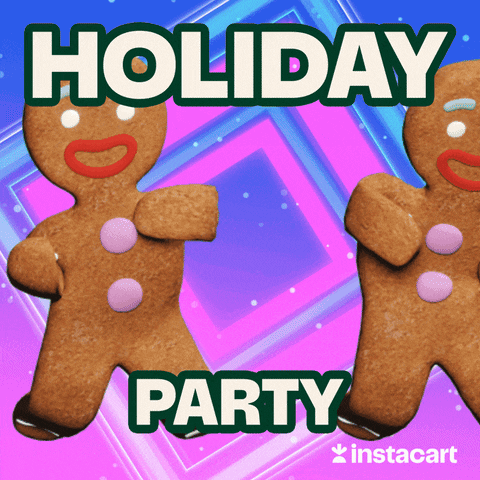 Christmas Party Dancing GIF by Instacart