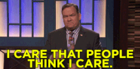 andy richter i care that people think i care GIF by Team Coco