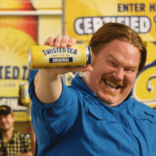 Excited Man V Food GIF by Twisted Tea - Find & Share on GIPHY