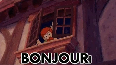 french bonjour GIF