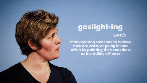 Sally Kohn Gaslight GIF by The Opposite of Hate - Find & Share on GIPHY