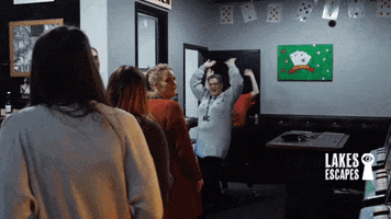 Happy Good News GIF by Lakes Escapes