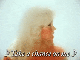 take a chance on me 1970s GIF by ABBA
