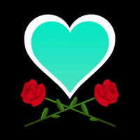 red roses love GIF