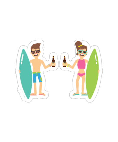 Los Cabos Beer Sticker by Baja Brewing Co.