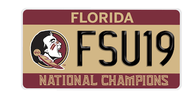 national champions college Sticker by Florida State University