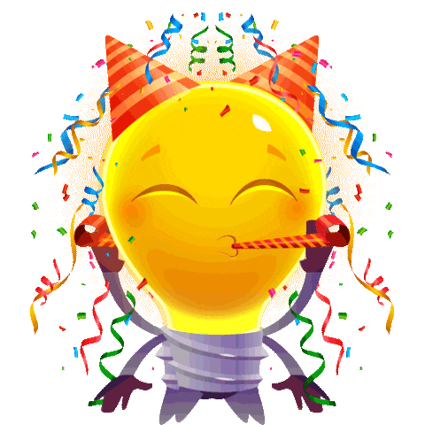 Celebrating Sticker by Casarao_Lustres