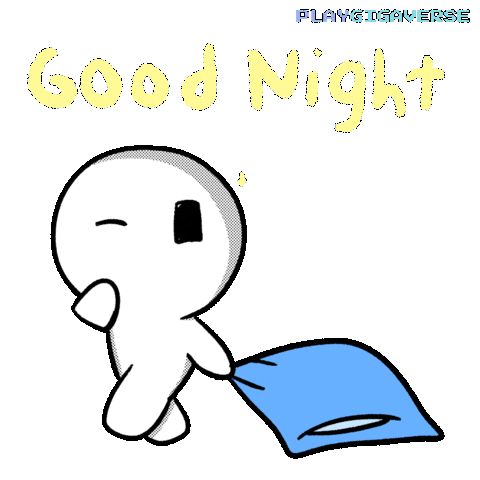 Sleepy Good Night Sticker by Playgigaverse