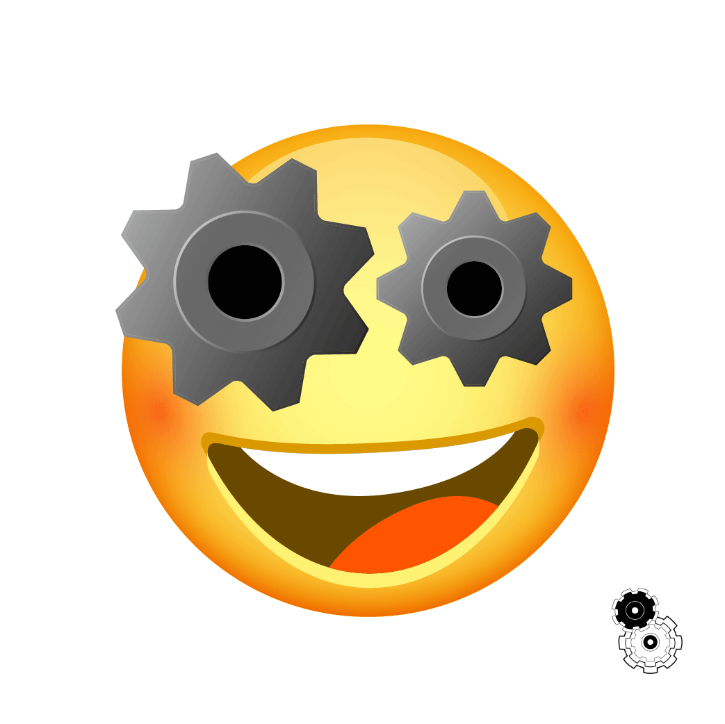 Emoji Gear Sticker by Simplemachine for iOS & Android GIPHY