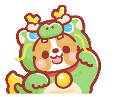Dog Hello Sticker