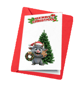 Christmas Decorating The Tree Sticker