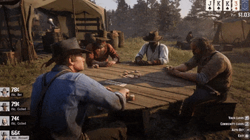 red dead redemption 2 poker GIF by Rockstar Games
