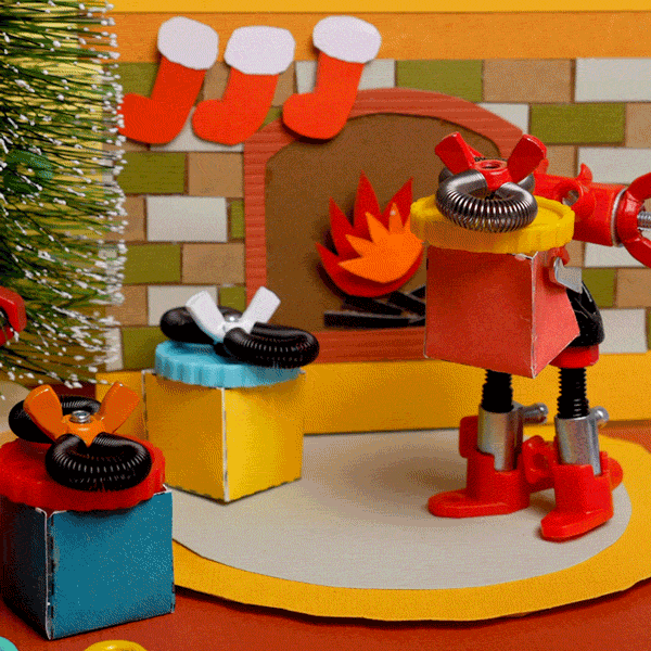 Art Christmas GIF by TheOffBits