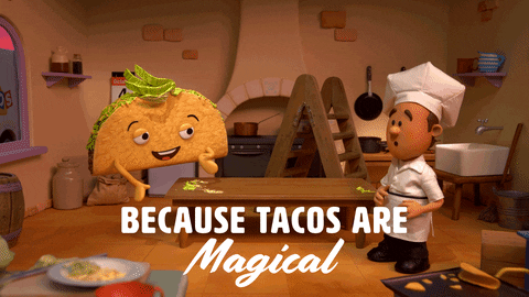 because tacos are magical GIFs - Primo GIF - Latest Animated GIFs