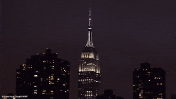 empire state building night GIF by Earth Hour