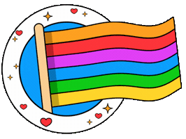 Gay Celebrating Sticker by Mufasa Space