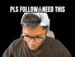 Please Follow GIF