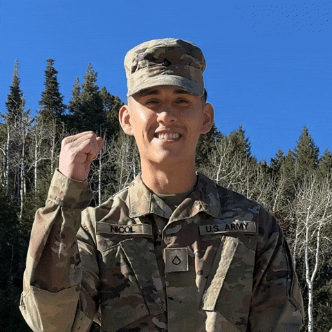 Us Army Smile GIF by GoArmy