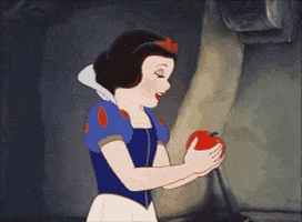 snow white apple GIF