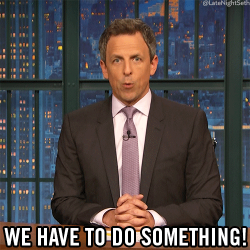 What Can We Do Seth Meyers GIF by Late Night with Seth Meyers - Find & Share on GIPHY