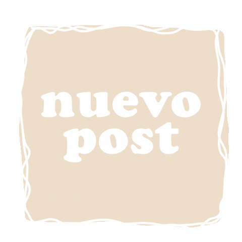 New Post Cream Sticker