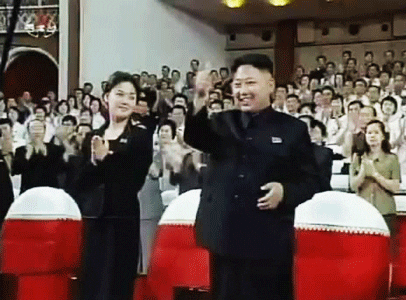 Giphy - north korea applause GIF
