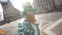 Leprechaun-Hatted Skater Goes on 'Epic' Journey Round Dublin Ahead of St Patrick's Day