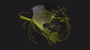 Globe Backslash GIF by Luna/TBWA