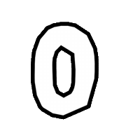 Type Number Sticker