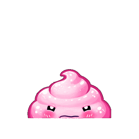 Unimpressed Cute Reaction Sticker by Candy Kult Land