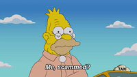 Grampa, Scammed? | Season 33 Ep. 2 | THE SIMPSONS