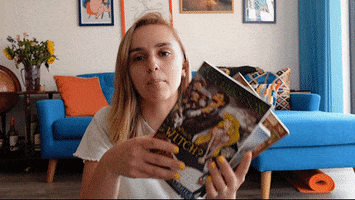 Books Reading GIF by HannahWitton