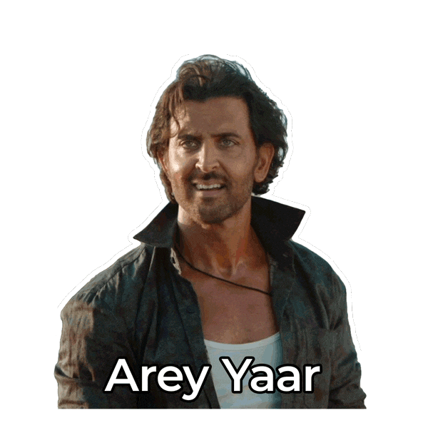 Vikram Vedha What Sticker by Hrithik Roshan for iOS & Android | GIPHY