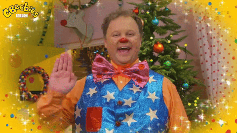 merry christmas hello GIF by CBeebies HQ