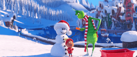 Snow Snowman GIF by The Grinch
