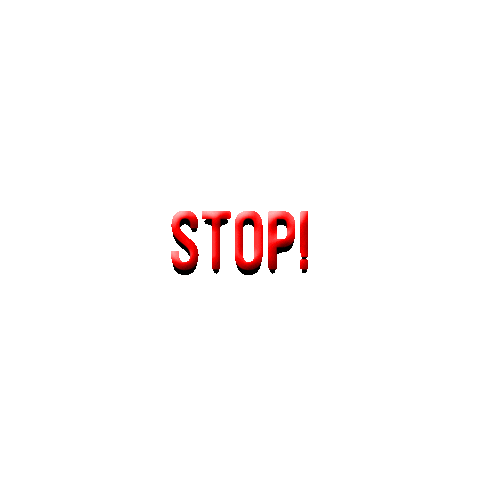 stop it turn around Sticker by Dr. Donna Thomas Rodgers
