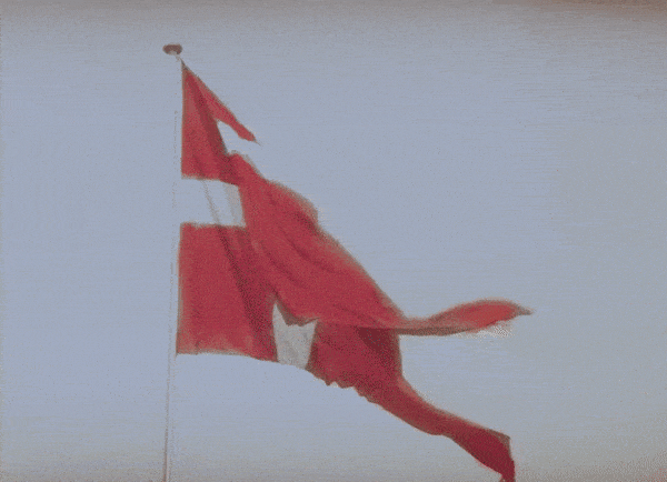 Silent Film Flag GIF by Det Danske Filminstitut