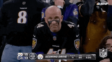 Sad Baltimore Ravens GIF by NFL