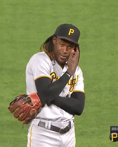 Major League Baseball Wow GIF by Pittsburgh Pirates