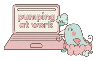 Breastfeeding Working Sticker by Snuggies International Inc.