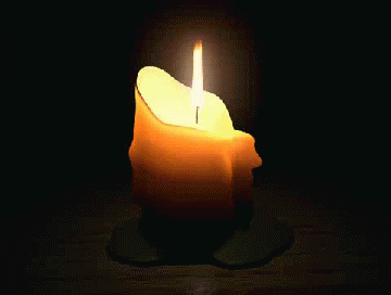 Image result for lit candle gif
