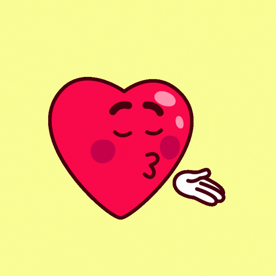 Love heart animated gif