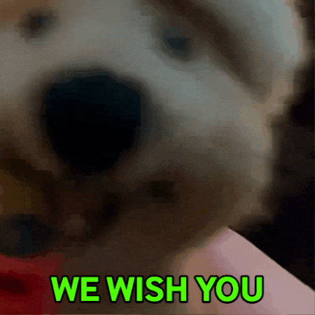 Merry Christmas Singing GIF