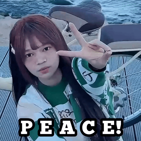 Peace Out Thank You GIF