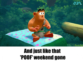 Monday Mornings Weekend GIF by Aum