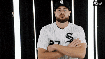 im right here white sox GIF by NBC Sports Chicago
