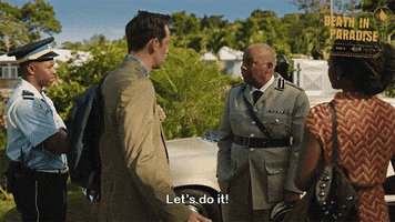 Lets Do It GIF by Death In Paradise