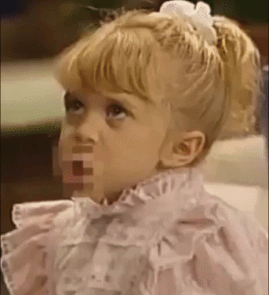 angry michelle tanner GIF by Bubble Punk
