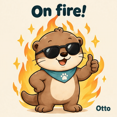 On Fire!Turn Up the Confidence with Otto the Otter