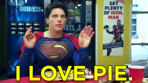 Superman I Love Pie GIF by Team Coco - Find & Share on GIPHY